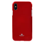 Чехол Mercury Goospery Jelly Case для Apple iPhone XS max (красный, гелевый)