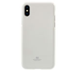 Чехол Mercury Goospery Jelly Case для Apple iPhone XS max (белый, гелевый)