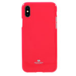 Чехол Mercury Goospery Jelly Case для Apple iPhone XS max (малиновый, гелевый)