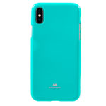 Чехол Mercury Goospery Jelly Case для Apple iPhone XS max (бирюзовый, гелевый)