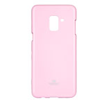 Чехол Mercury Goospery Jelly Case для Samsung Galaxy A6 plus 2018 (розовый, гелевый)