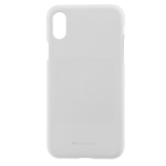 Чехол Mercury Goospery Soft Feeling для Apple iPhone XR (белый, силиконовый)