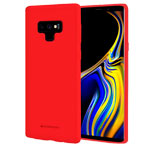 Чехол Mercury Goospery Soft Feeling для Samsung Galaxy Note 9 (красный, силиконовый)