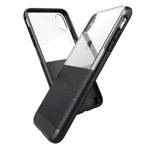 Чехол X-doria Dash case для Apple iPhone XS max (черный, кожаный)