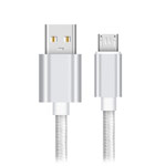 USB-кабель Synapse Tough Cable (microUSB, 15 см, серебристый)