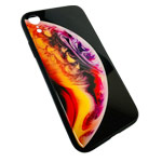 Чехол Synapse Glassy Case для Apple iPhone XR (Bubble One, гелевый/стеклянный)