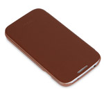 Чехол Seedoo Leather Folio для Samsung Galaxy S4 i9500 (коричневый, кожанный)