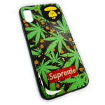 Чехол Yotrix GlitterFoil Case для Apple iPhone XR (Supreme Leafs, гелевый)