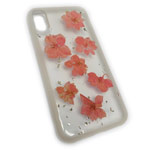 Чехол Yotrix FlowersFoil Case для Apple iPhone XS max (Pink, гелевый)