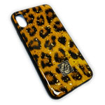 Чехол Yotrix GlitterFoil Case для Apple iPhone XS max (Leopard, гелевый)