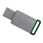 Флеш-карта Kingston DataTraveler 50 (8Gb, USB 3.0, серебристая)