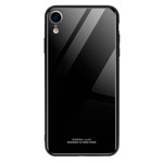 Чехол Yotrix GlassCase для Apple iPhone XR (черный, гелевый/стеклянный)