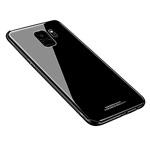 Чехол Yotrix GlassCase для Samsung Galaxy S9 (черный, гелевый/стеклянный)