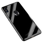 Чехол Yotrix GlassCase для Xiaomi Redmi Note 5 pro (черный, гелевый/стеклянный)