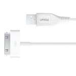 USB-кабель Umiqu USB Date Cable для Apple iPhone/iPod/iPad (белый, 30-pin)