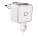 Зарядное устройство Dexim 2.1A AC Adapter для Apple iPhone 5/iPad 4/iPod touch (7-th gen.)/iPad mini (220В, белое, Lightning)