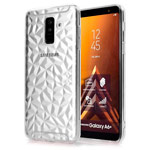 Чехол Yotrix DiamondCase для Samsung Galaxy A6 plus 2018 (прозрачный, гелевый)