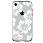 Чехол Comma Crystal Flowers для Apple iPhone XR (Peony Brown, гелевый)