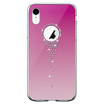 Чехол Comma Crystal Angel Tears для Apple iPhone XR (розовый, гелевый)