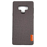 Чехол Devia Flax case для Samsung Galaxy Note 9 (серый, матерчатый)