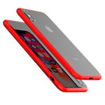 Чехол Devia Yosung Case для Apple iPhone XS (красный, гелевый/стеклянный)