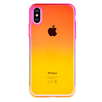 Чехол Devia Aurora case для Apple iPhone XS (оранжевый, пластиковый)