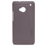 Чехол Nillkin Hard case для HTC One dual sim 802t (темно-коричневый, пластиковый)