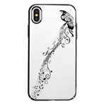 Чехол Devia Crystal Papillon для Apple iPhone XS max (черный, пластиковый)