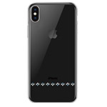 Чехол Devia Crystal Love для Apple iPhone XS (серебристый, пластиковый)