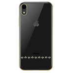 Чехол Devia Crystal Love для Apple iPhone XR (золотистый, пластиковый)