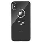 Чехол Devia Crystal Meteor для Apple iPhone XS (серебристый, пластиковый)