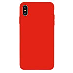 Чехол Devia Nature case для Apple iPhone XS (красный, силиконовый)