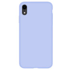 Чехол Devia Nature case для Apple iPhone XR (голубой, силиконовый)