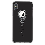 Чехол Devia Crystal Angel Tears для Apple iPhone XS (черный, гелевый)