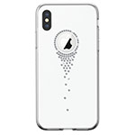 Чехол Devia Crystal Angel Tears для Apple iPhone XS (белый, гелевый)