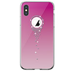 Чехол Devia Crystal Angel Tears для Apple iPhone XS max (розовый, гелевый)