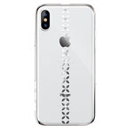Чехол Devia Crystal Lucky Star для Apple iPhone XS (серебристый, пластиковый)