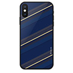 Чехол Devia Reno Case для Apple iPhone XS (синий, гелевый)