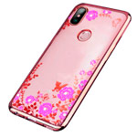 Чехол Yotrix CrystalCase для Xiaomi Redmi 6 pro (розово-золотистый, гелевый)