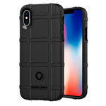 Чехол Yotrix RuggedShield для Apple iPhone XS (черный, гелевый)