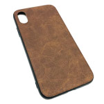 Чехол Yotrix Lanyard Case для Apple iPhone XR (темно-коричневый, кожаный)