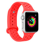 Ремешок для часов Synapse Sport Dotted Band для Apple Watch (38 мм, красный, силиконовый)