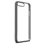 Чехол Yotrix GlitterSoft для Apple iPhone 7/8 (черный, гелевый)