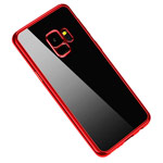 Чехол Yotrix GlitterSoft для Samsung Galaxy S9 (красный, гелевый)
