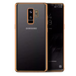 Чехол Yotrix GlitterSoft для Samsung Galaxy S9 plus (золотистый, гелевый)