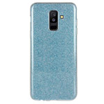Чехол Yotrix BrightCase для Samsung Galaxy A6 plus 2018 (голубой, гелевый)