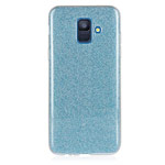 Чехол Yotrix BrightCase для Samsung Galaxy J6 (голубой, гелевый)