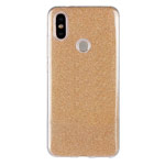 Чехол Yotrix BrightCase для Xiaomi Redmi Note 5 pro (золотистый, гелевый)