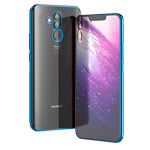 Чехол Yotrix GlitterSoft для Huawei Mate 20 lite (синий, гелевый)