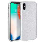 Чехол Yotrix BrightCase для Apple iPhone XS max (серебристый, гелевый)